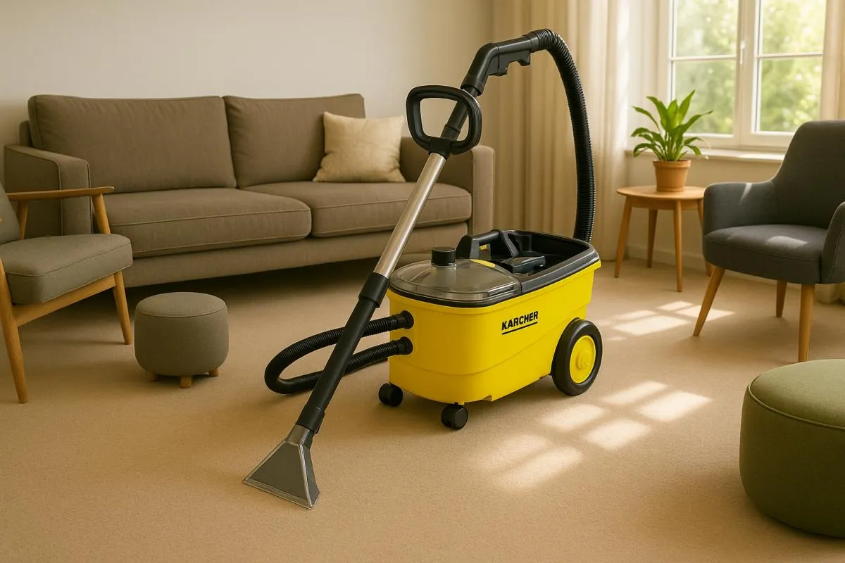 Kobieta oddychająca czystym powietrzem w domu.